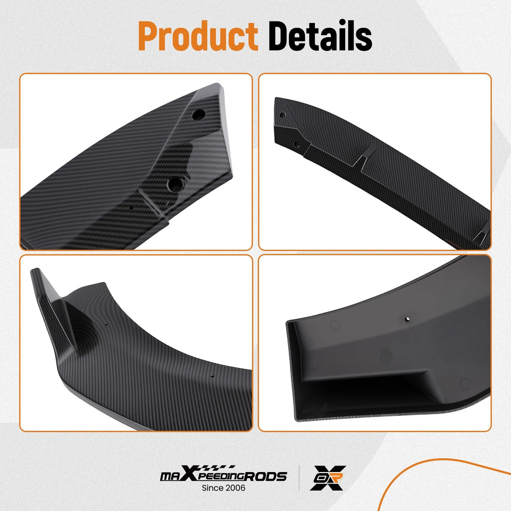 Front Bumper Lip Shield Guard for KIA K5 (2021-2023) Carbon Look