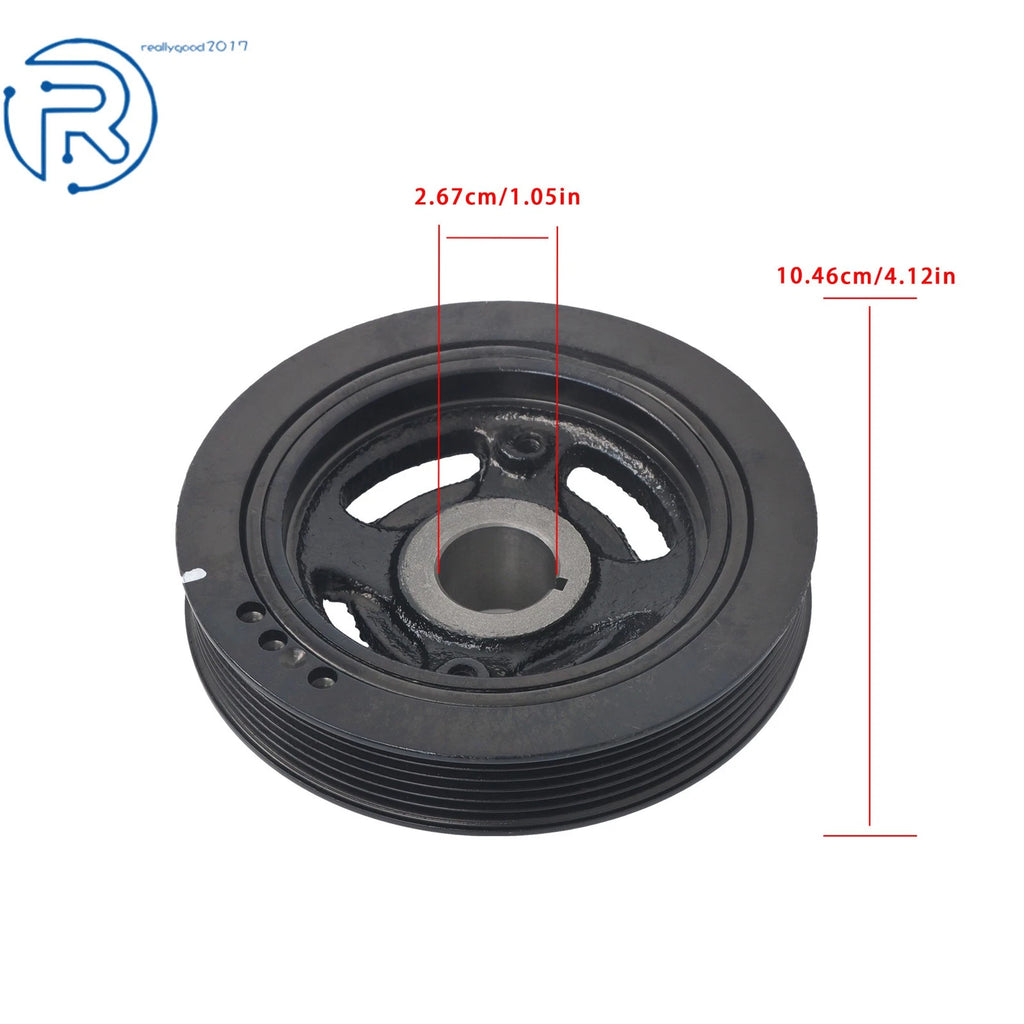 Harmonic Balancer for Chrysler Dodge Jeep Ram Fiat Kia (2006-2015)