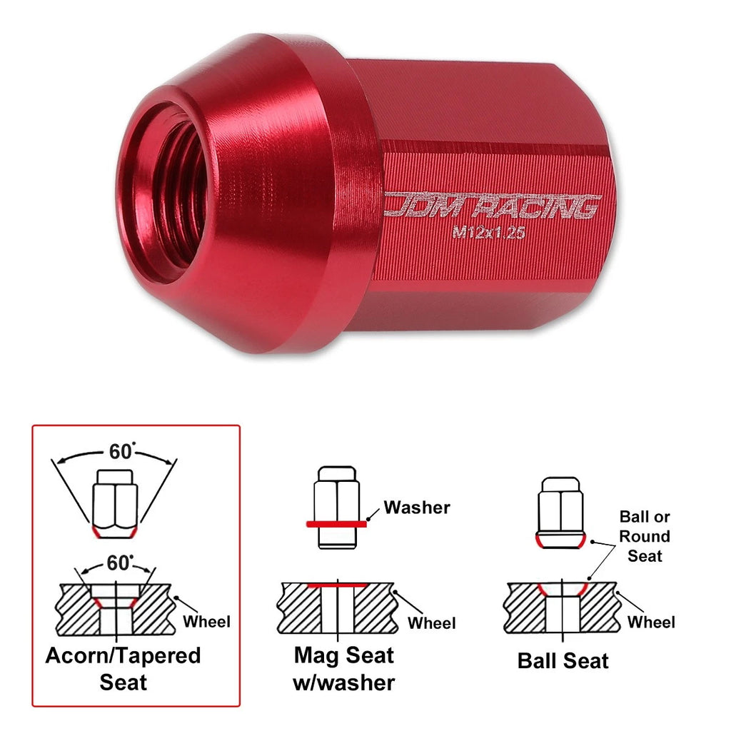 Reusable Hi-Flow Air Filter for Ford Mustang (2015–2019) Red