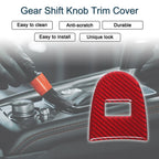 ABS Gear Shift Knob Cover Sticker for Chevrolet Corvette C6 Z06 (2005–2013) Red