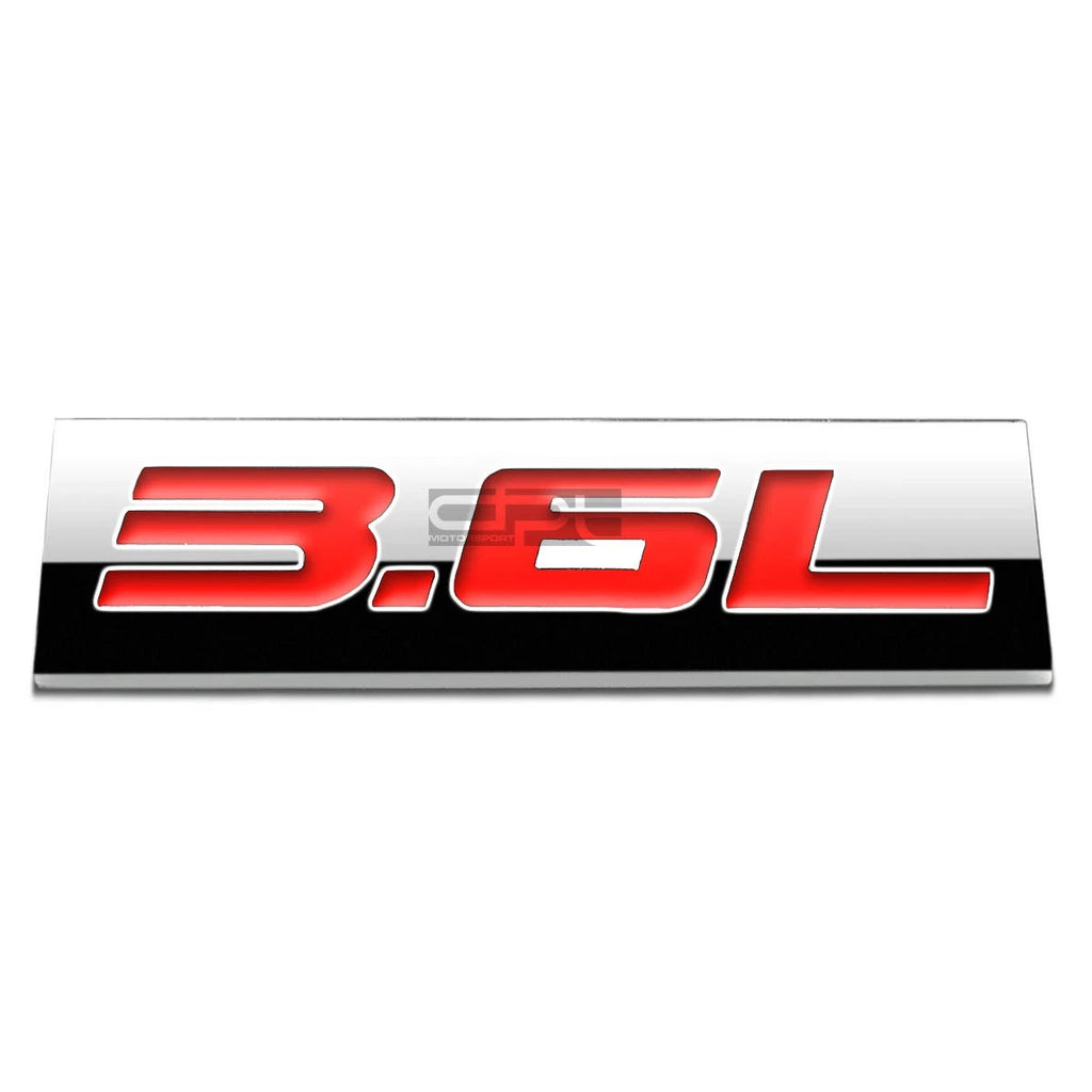 Polished Chrome Emblem Badge for 3.6L Engine