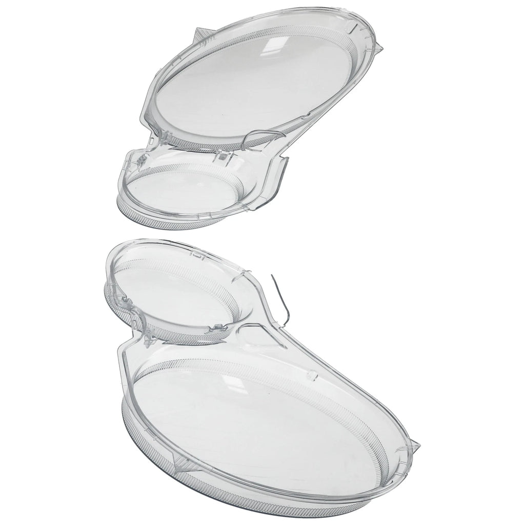 2X Headlight Lens Cover for Mercedes-Benz E240 E200 E350 E280 E300 (2002–2008)