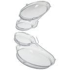 2X Headlight Lens Cover for Mercedes-Benz E240 E200 E350 E280 E300 (2002–2008)
