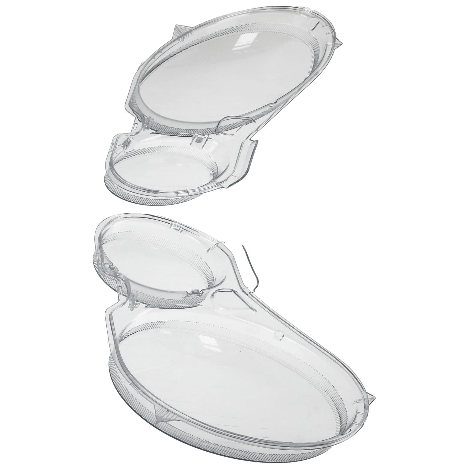 2X Headlight Lens Cover for Mercedes-Benz E240 E200 E350 E280 E300 (2002–2008)