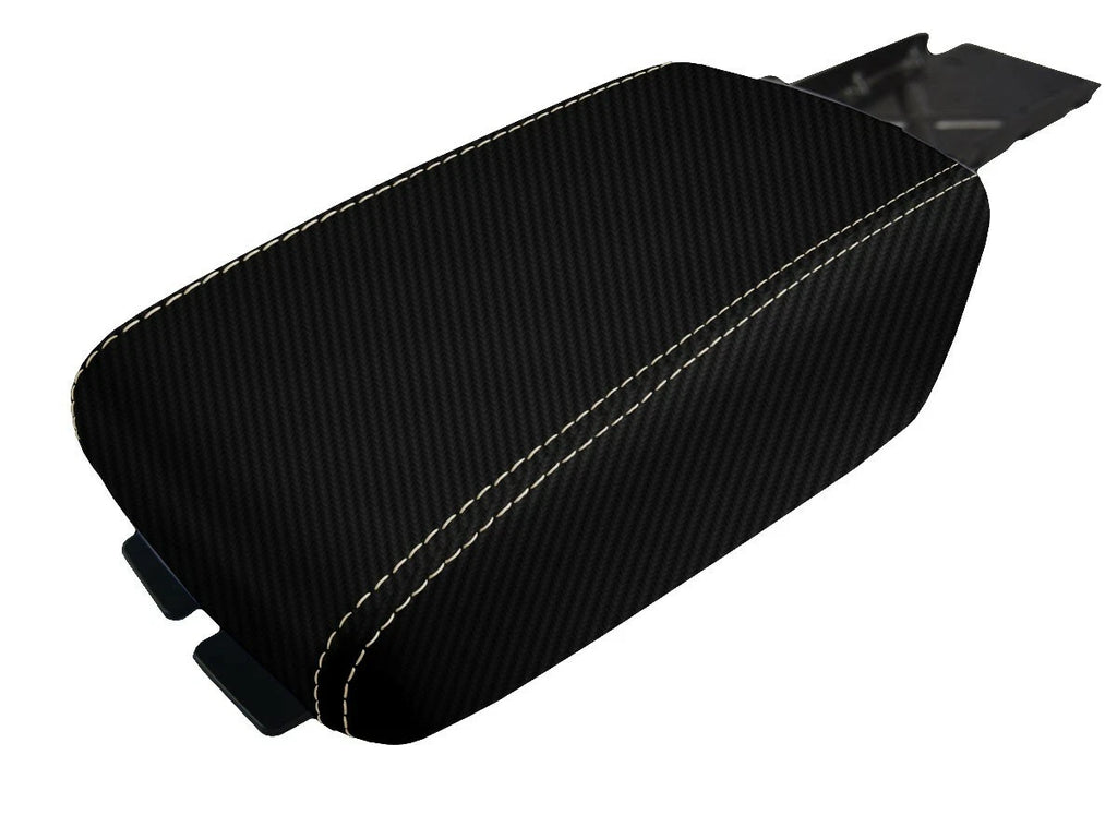 Console Lid Armrest Cover for Nissan Altima (2005–2006) Carbon Fiber