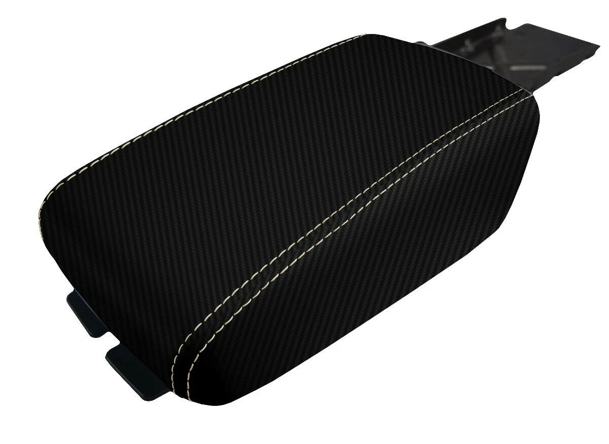 Console Lid Armrest Cover for Nissan Altima (2005–2006) Carbon Fiber