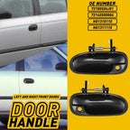 Outside Door Handle for Honda Civic (1996–2000) Right Rear Smooth Black