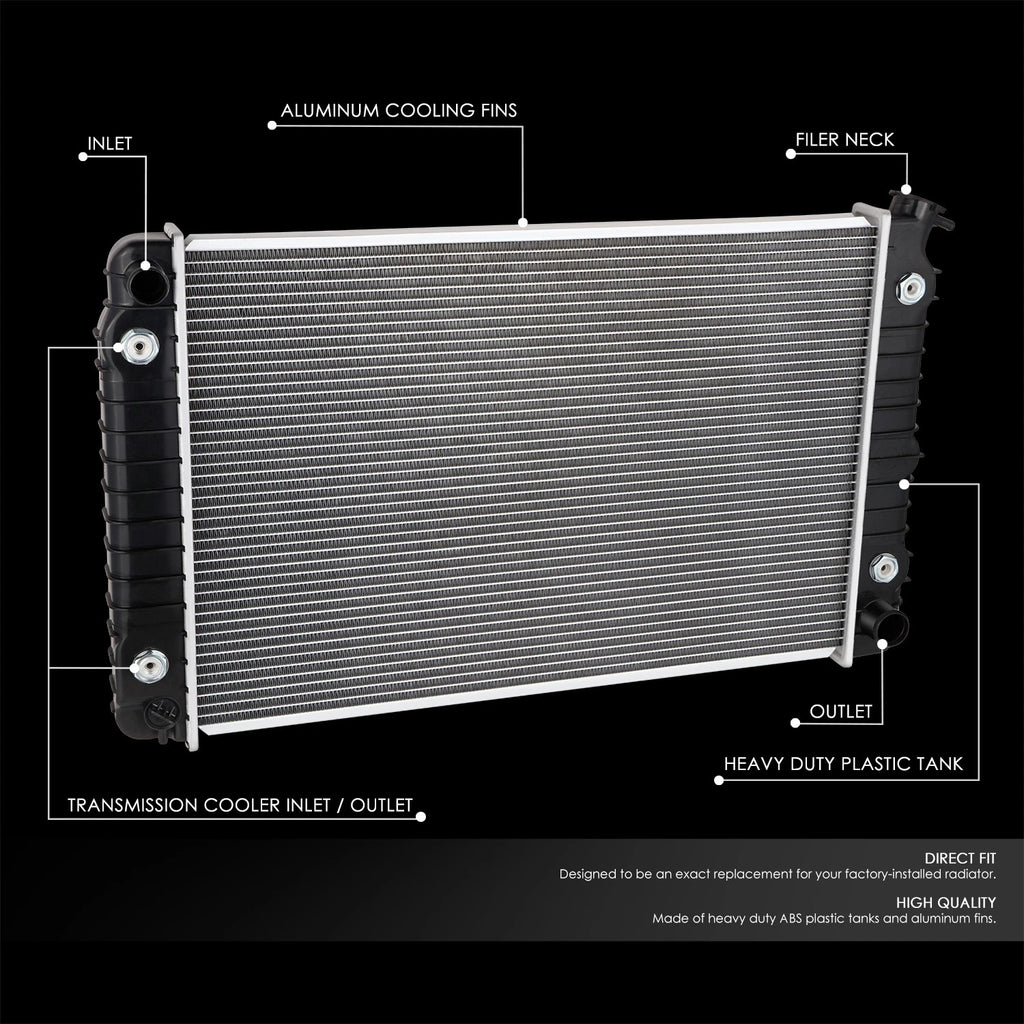 Cooling Radiator for Pontiac Trans Sport (1992–1995) DPI1348