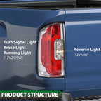 Set of 2 Tail Lights for GMC Canyon (2015–2022)