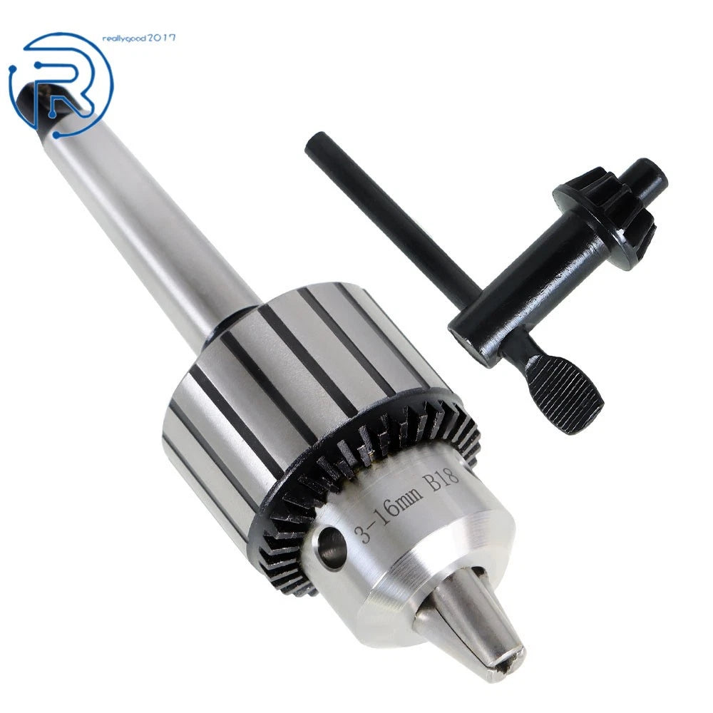 5/8" Drill Chuck with R8 Shank for Precision B18