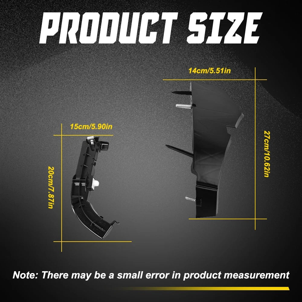 Set of 2 Bumper Fascia Support Brackets for Dodge Challenger (2015–2022)