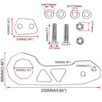 Universal Aluminum Alloy Racing Tow Hook for Cars