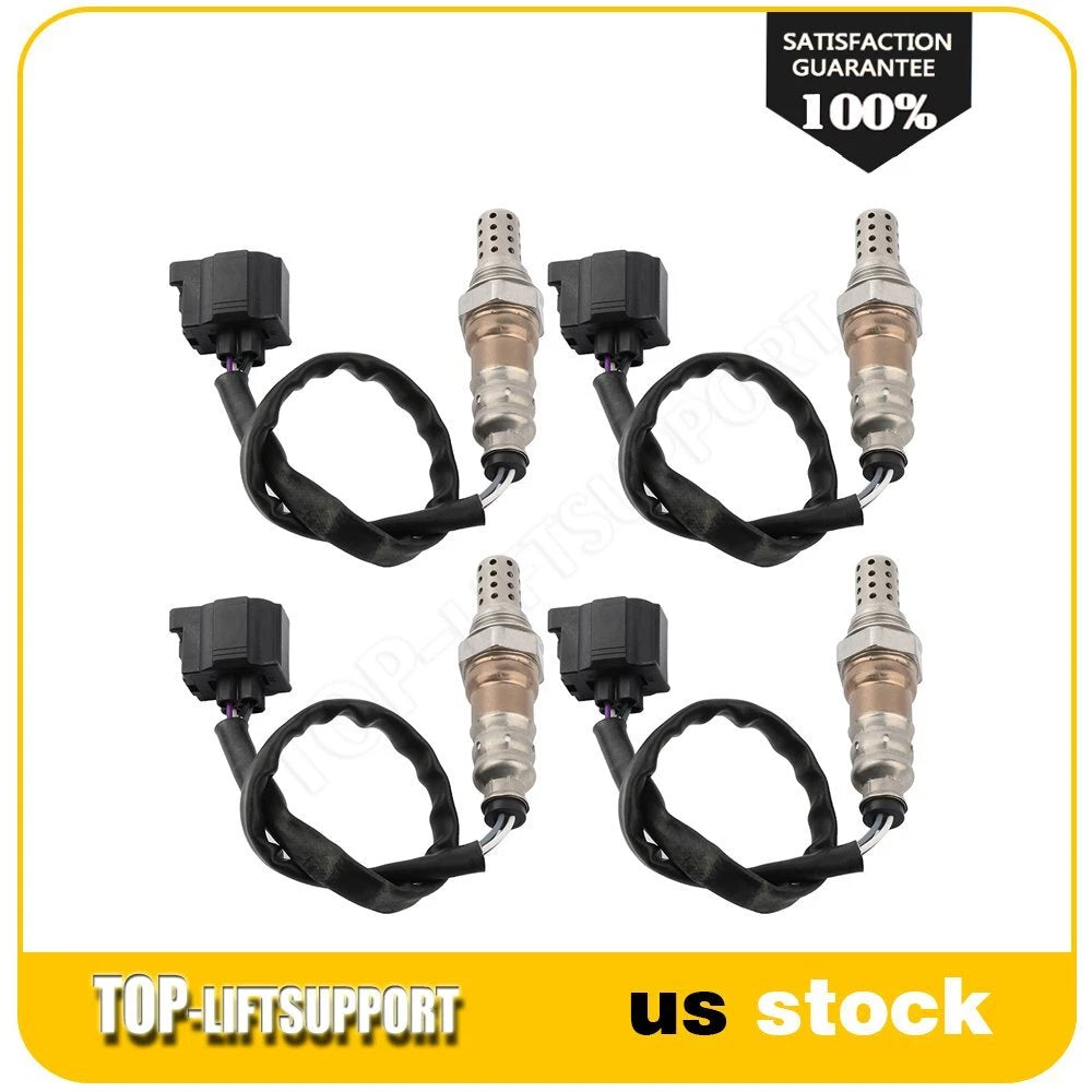 Set of 4 Front Under Oxygen Sensors for Chrysler Sebring (2007–2010)