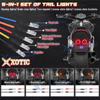 Mini Stalk Arrow Blinker Light for Harley (LED Brake Turn Signal)