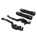 Black Extendable Brake Clutch Levers & Grips for BMW F900 F900R (2020-2023)