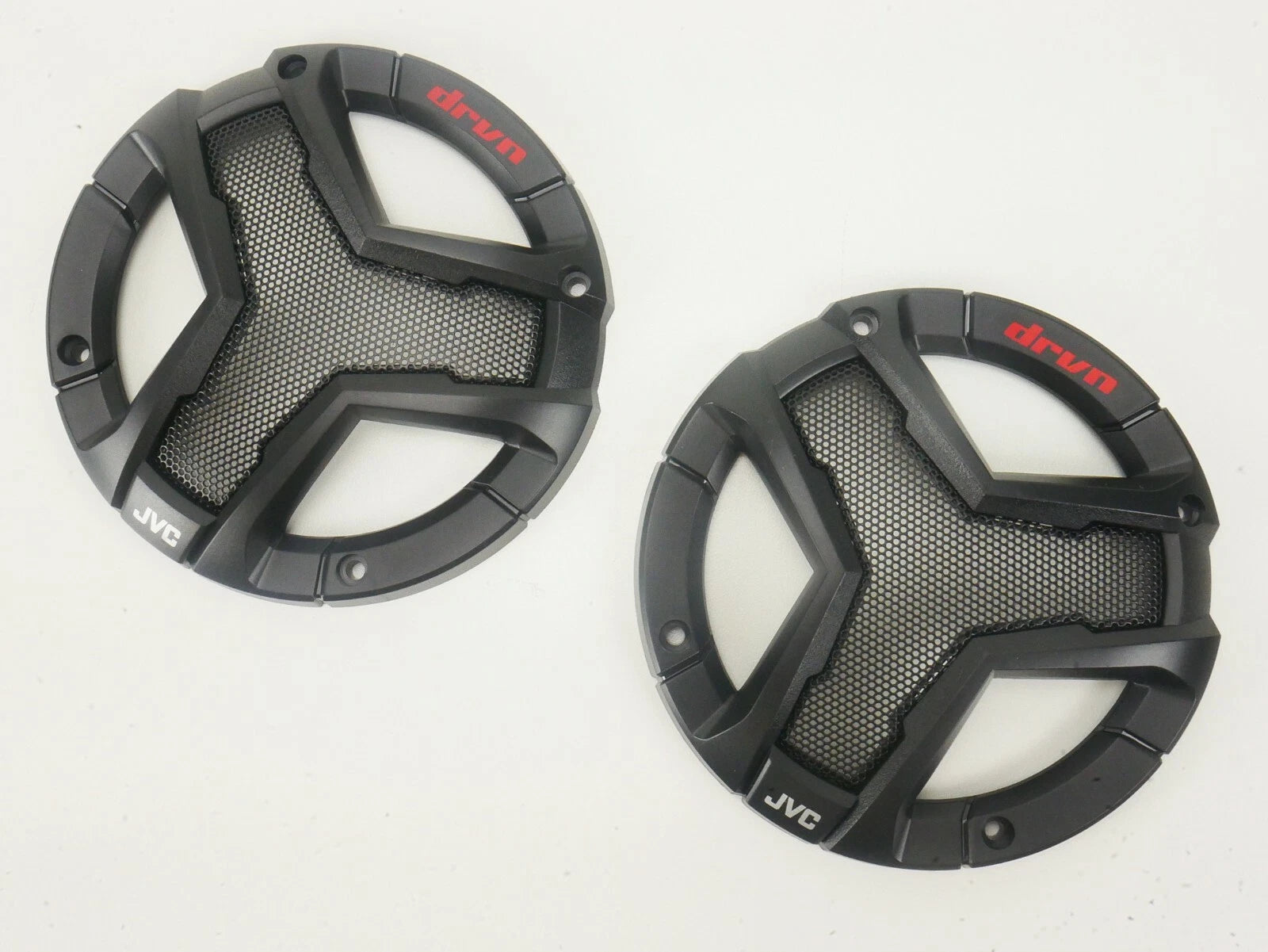 Set of 2 JVC Drvn 6.5" Coaxial Speakers SPK100 250W 4 Ohm Grills