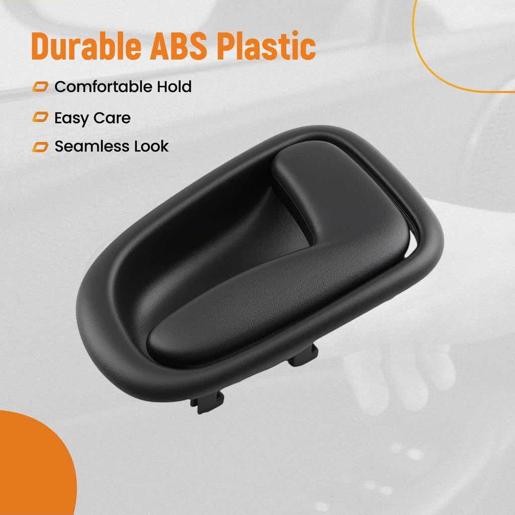 Set of 4 Interior Door Handles for Geo Prizm (1993–1997) Black