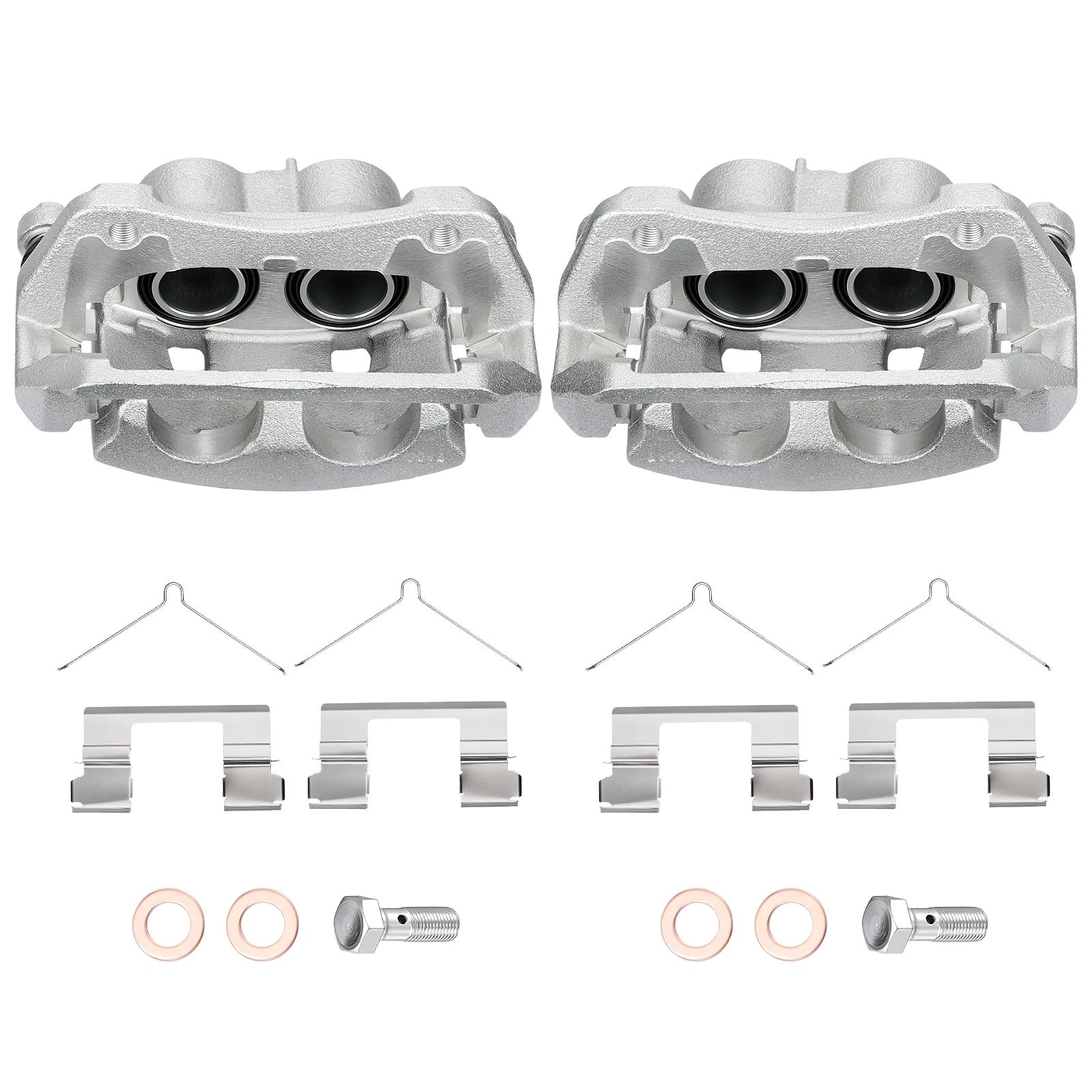 2X Front Brake Calipers for Acura MDX 3.5L (2014–2019)