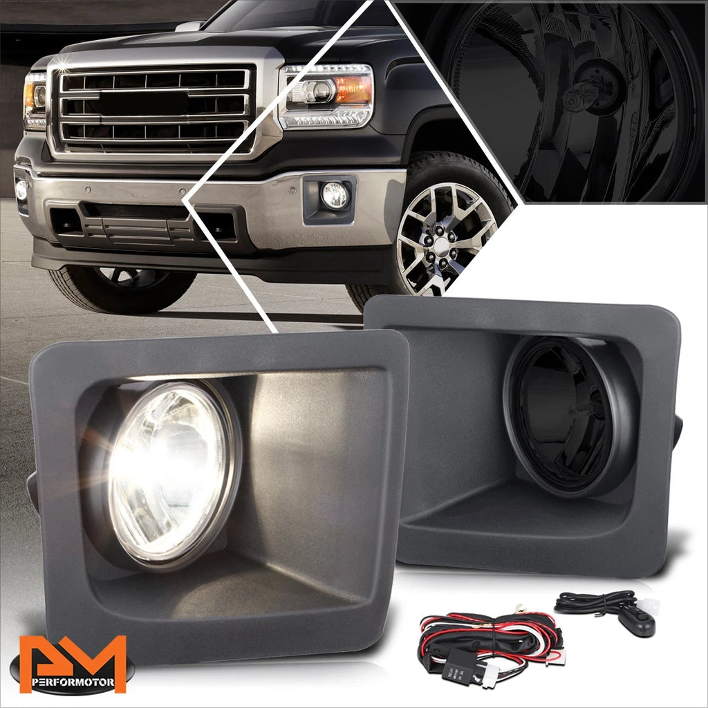 Smoked Lens Fog Lights for GMC Sierra 1500 (2014–2015)
