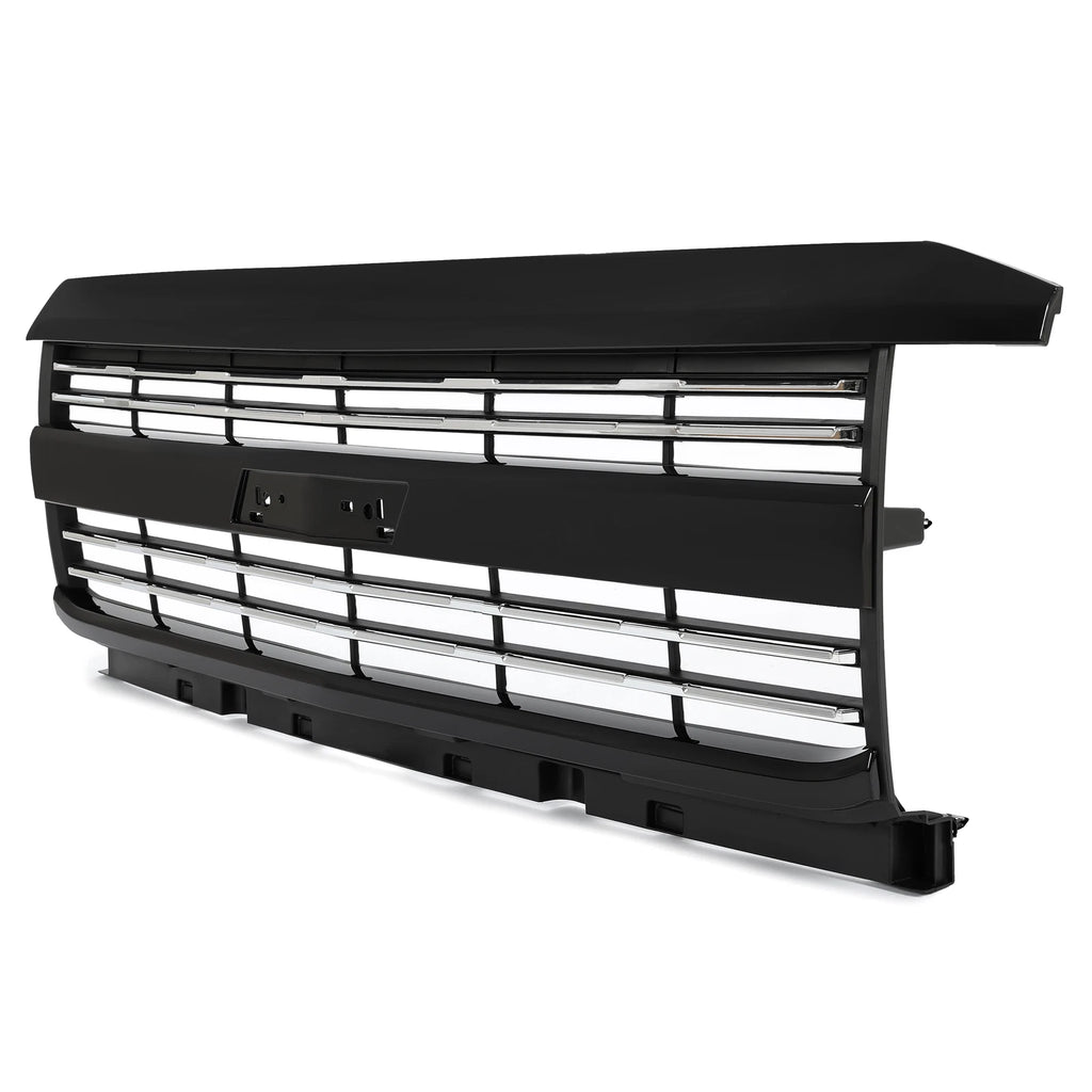 Factory Style Grille for Silverado 2500 HD 3500 HD (2015-2019) Black Painted