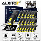 20x T10 LED Interior Light Bulbs for Universal Vehicles (Various Years)