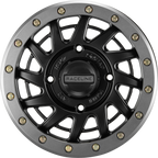 Raceline Squad Beadlock Wheel for ATV/UTV 15x7 4/137 6+1 Black Gunmetal