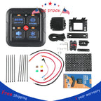 4 Gang LED Switch Panel for Marine Boat Car (12V)