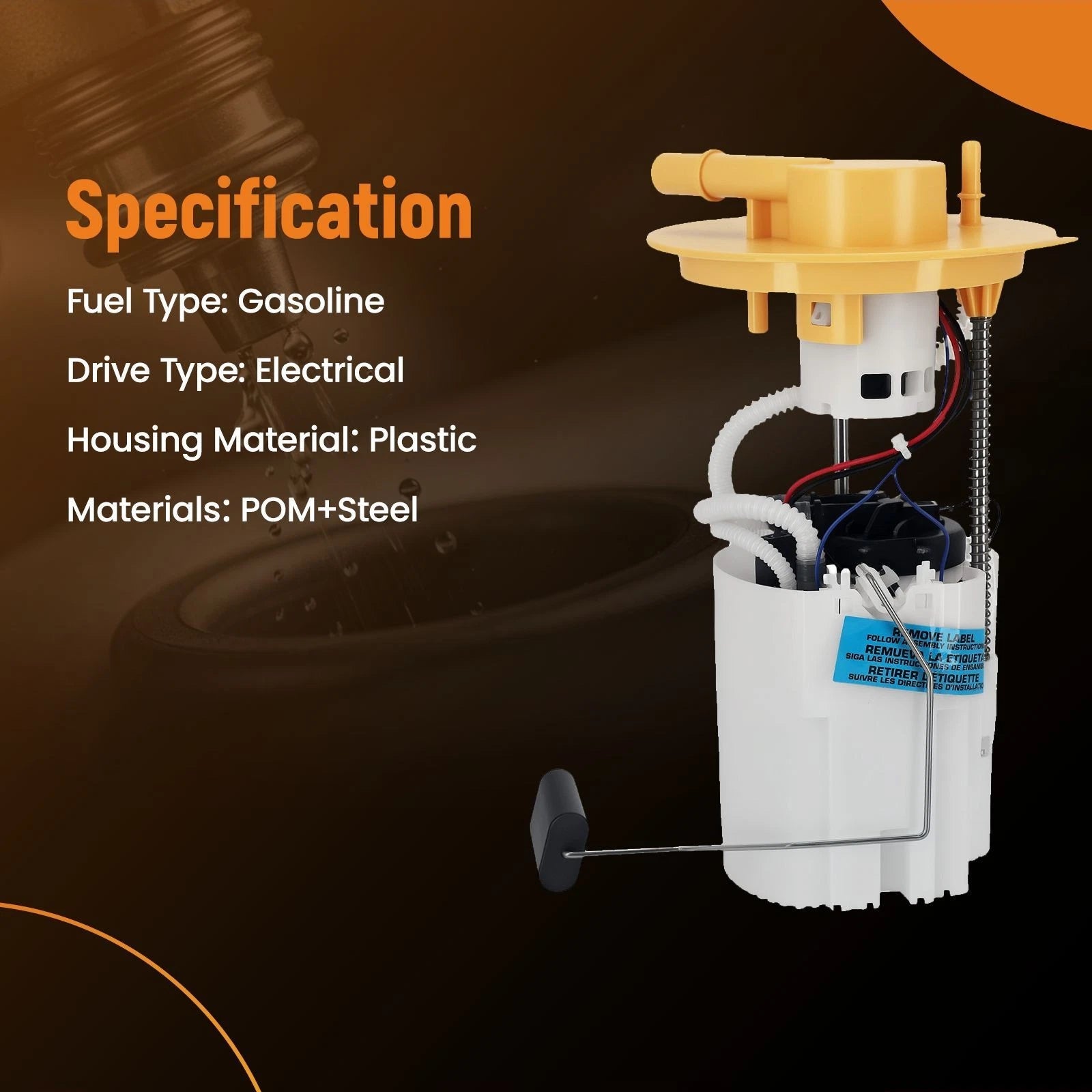 Electric Fuel Pump Module Assembly for Ram ProMaster City (2015–2022)