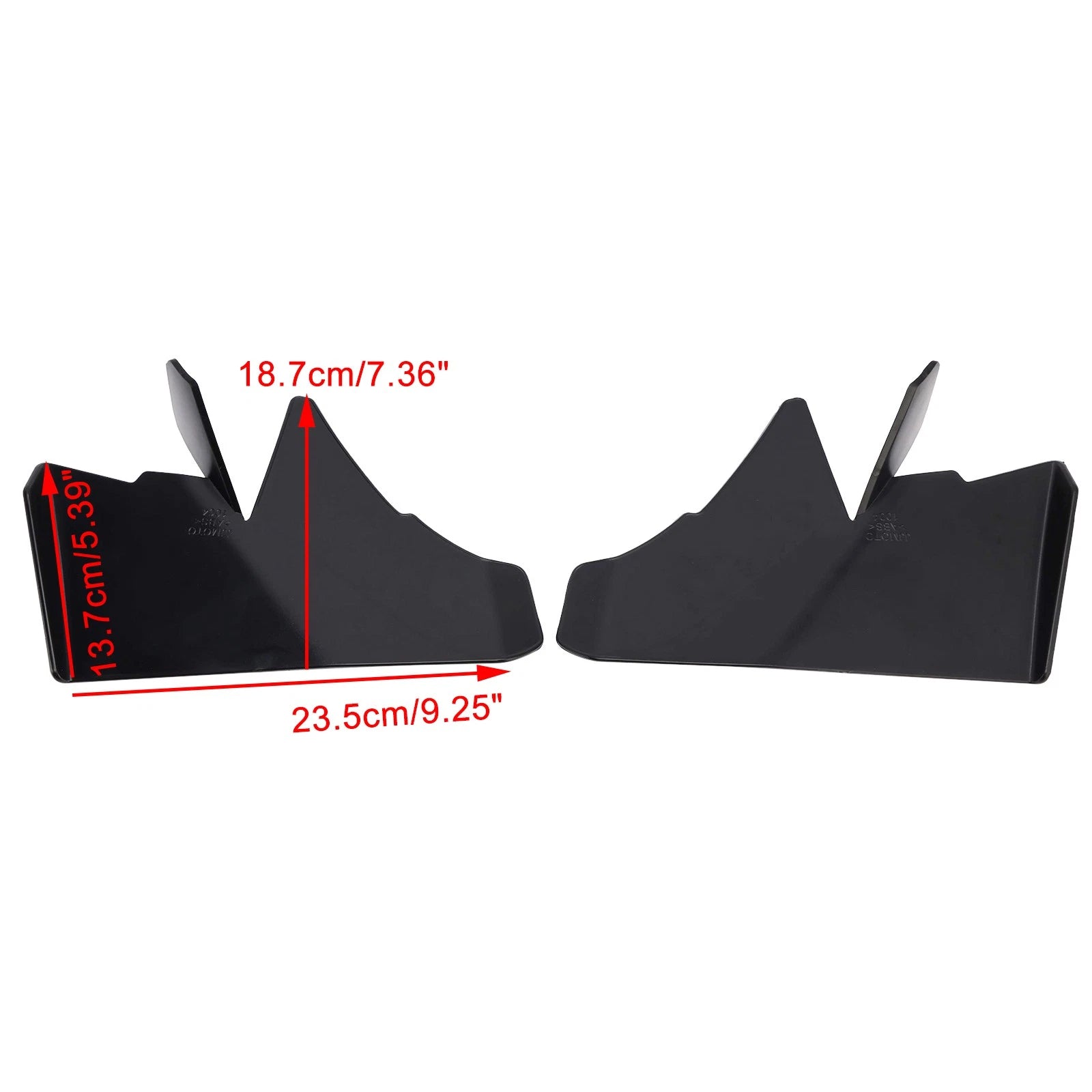 Air Deflector Spoiler Winglets for Aprilia RS457 (2024) Black
