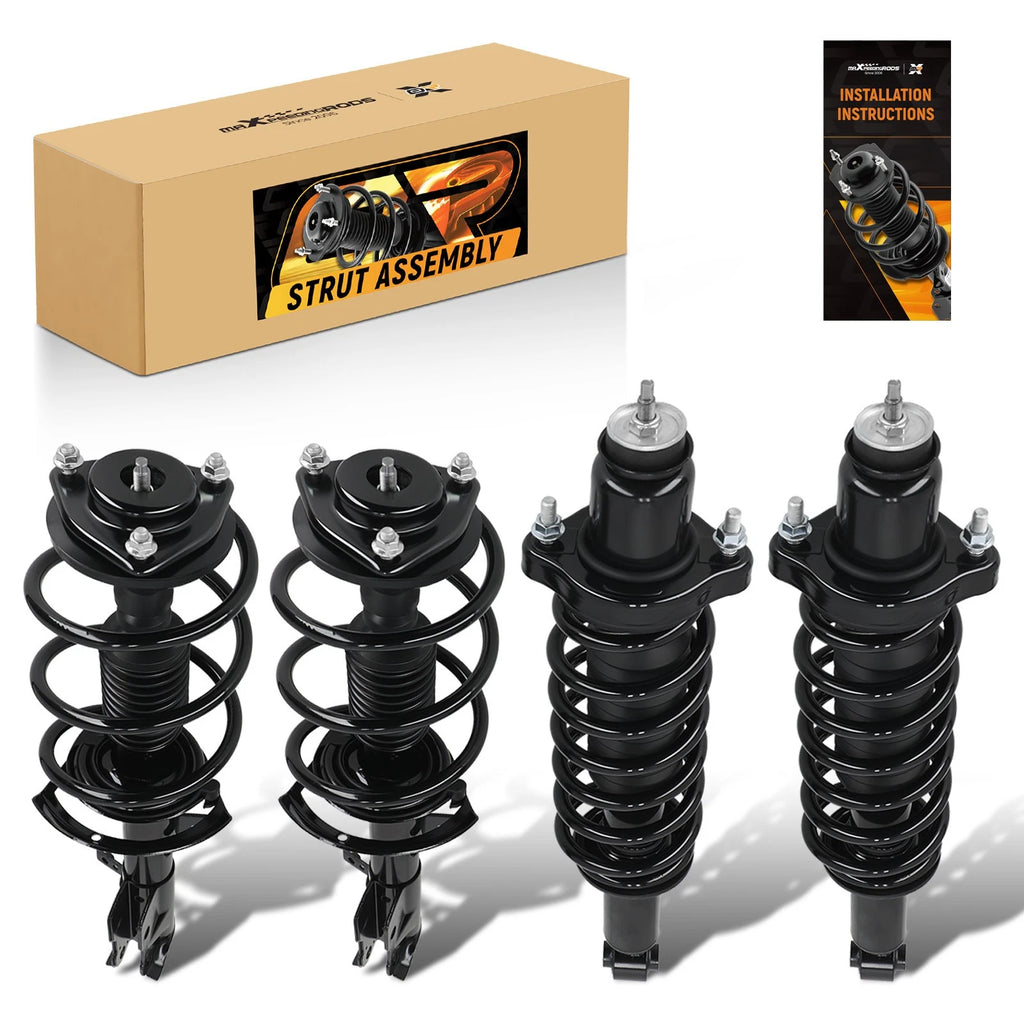 Set of 2 Front Rear Struts w/Coil Spring for Dodge Caliber (2007–2012)