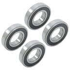 Set of 4 Deep Groove Ball Bearings for Various Models (40x80x18mm)