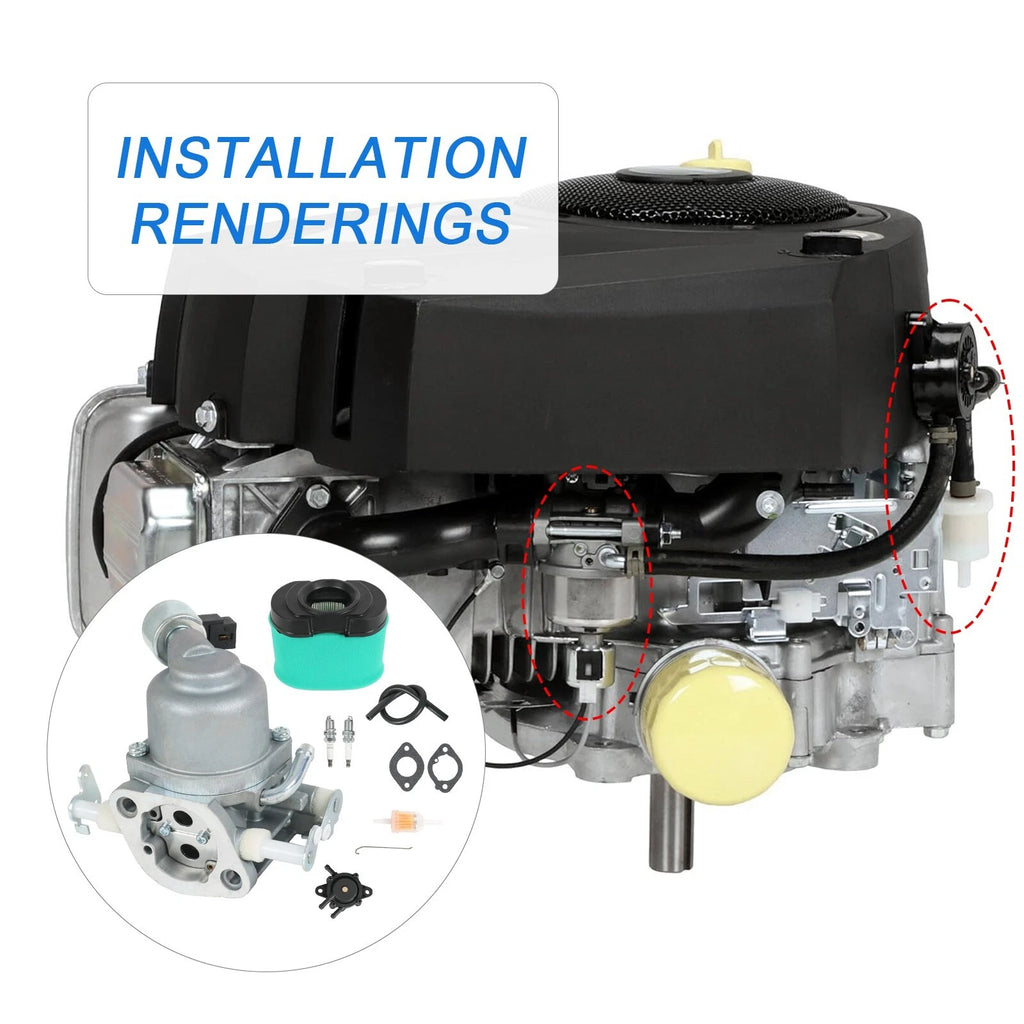 Carburetor Gasket Kit for Briggs & Stratton Engines (40U777, 40U877)