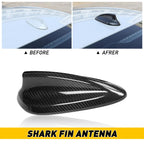 Carbon Fiber Shark Fin Roof Antenna Cap for BMW 320i 420i 430i 440i (2012–2018)