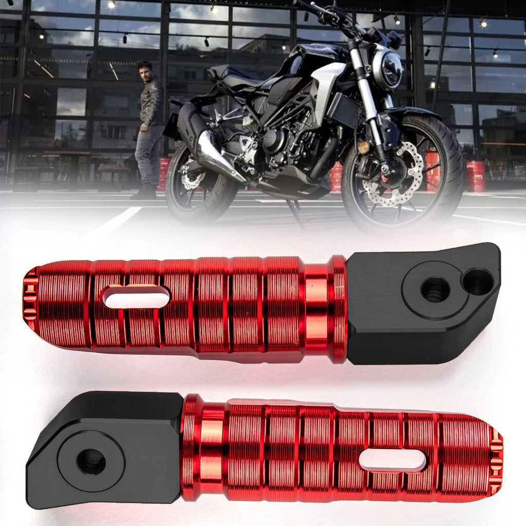 Rear Footrests Foot Pegs for Honda CBR250RR CBR600RR CBR1000RR CB1100 CBR900 (2017–2023) Red