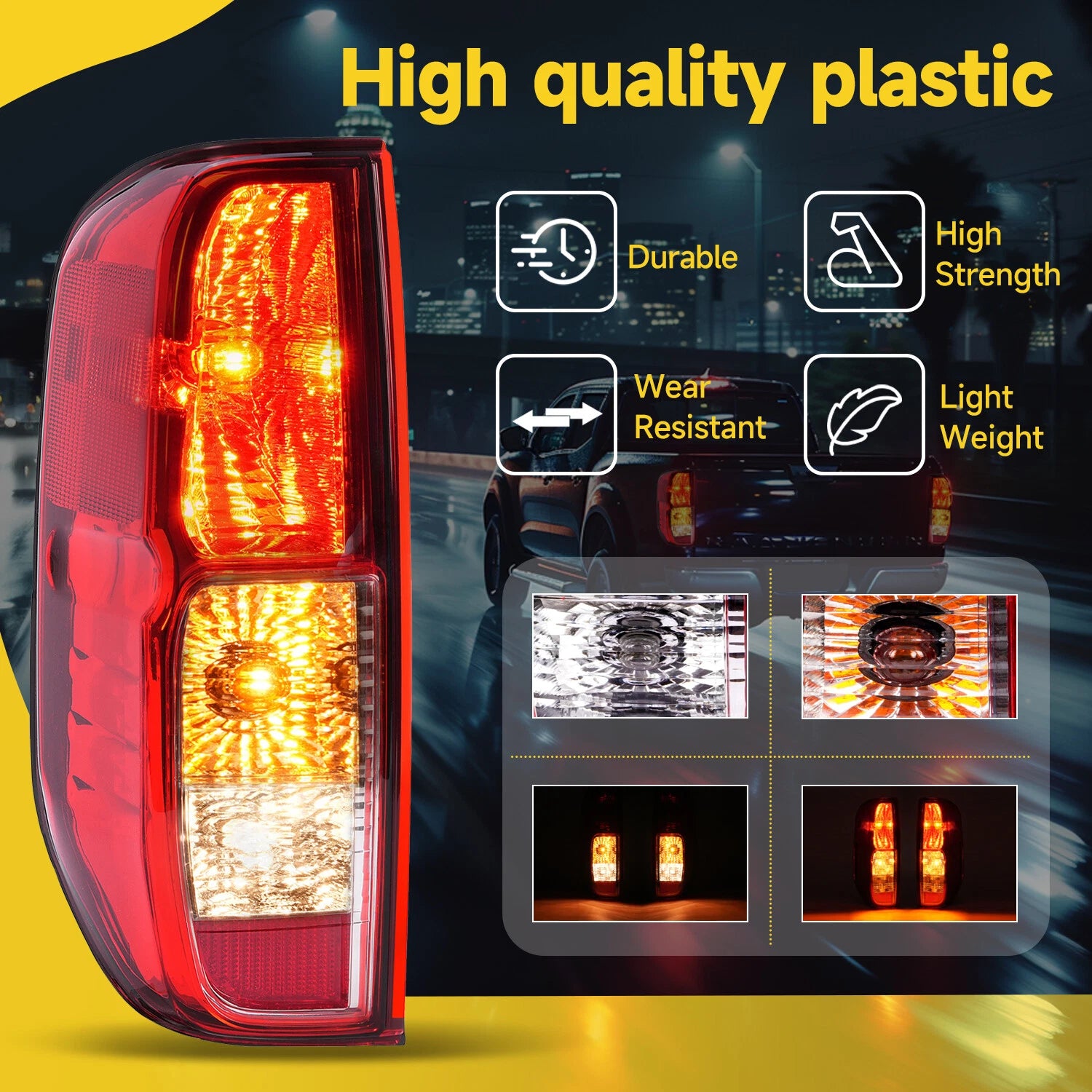 Pair Tail Lights for Nissan Frontier & Suzuki Equator (2005–2021)