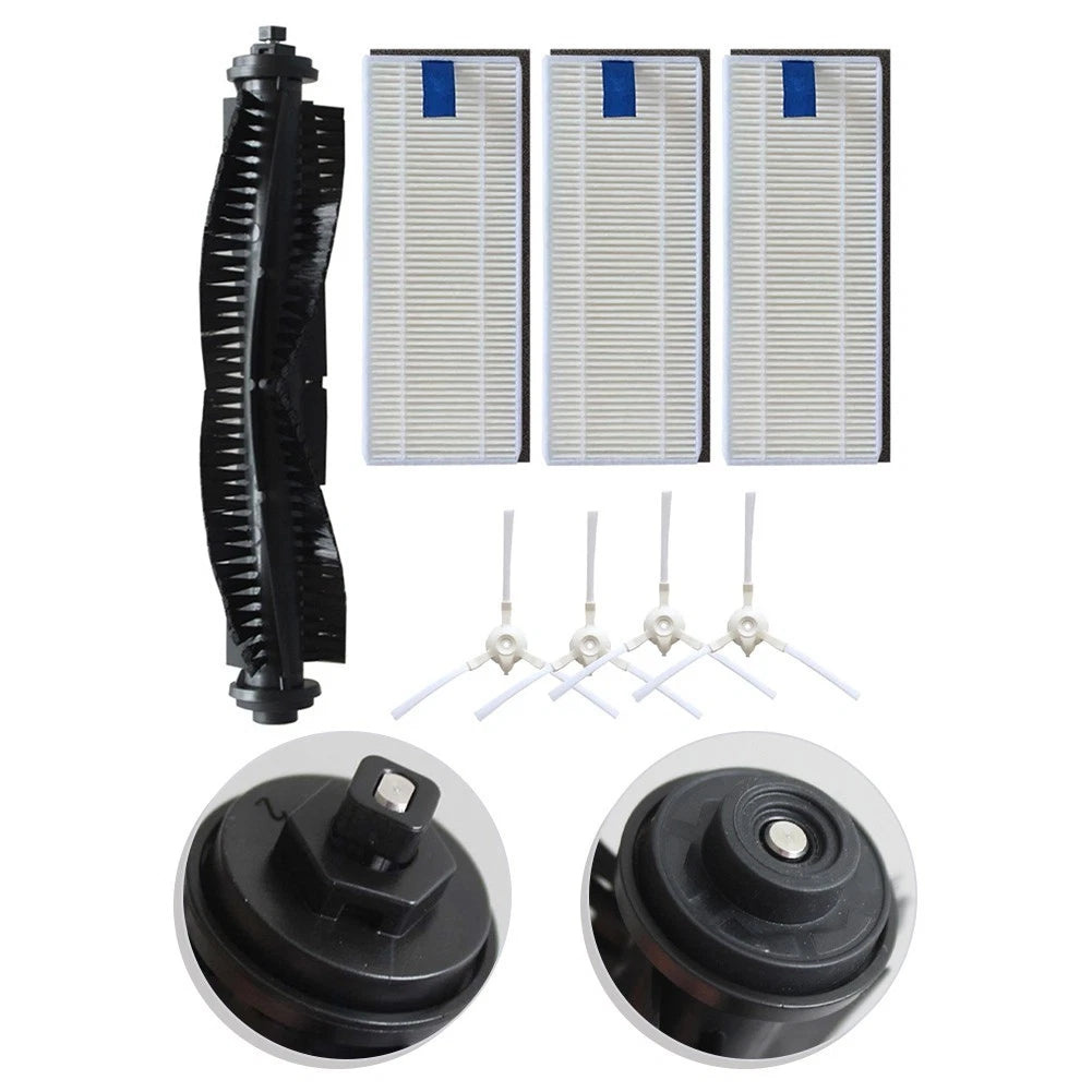 Main and Side Brush Replacement Parts for Bobsweep Bob PetHair (2015–2023)