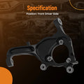 Front Left Steering Knuckle for Jeep Liberty (2002–2007) 52088653AE