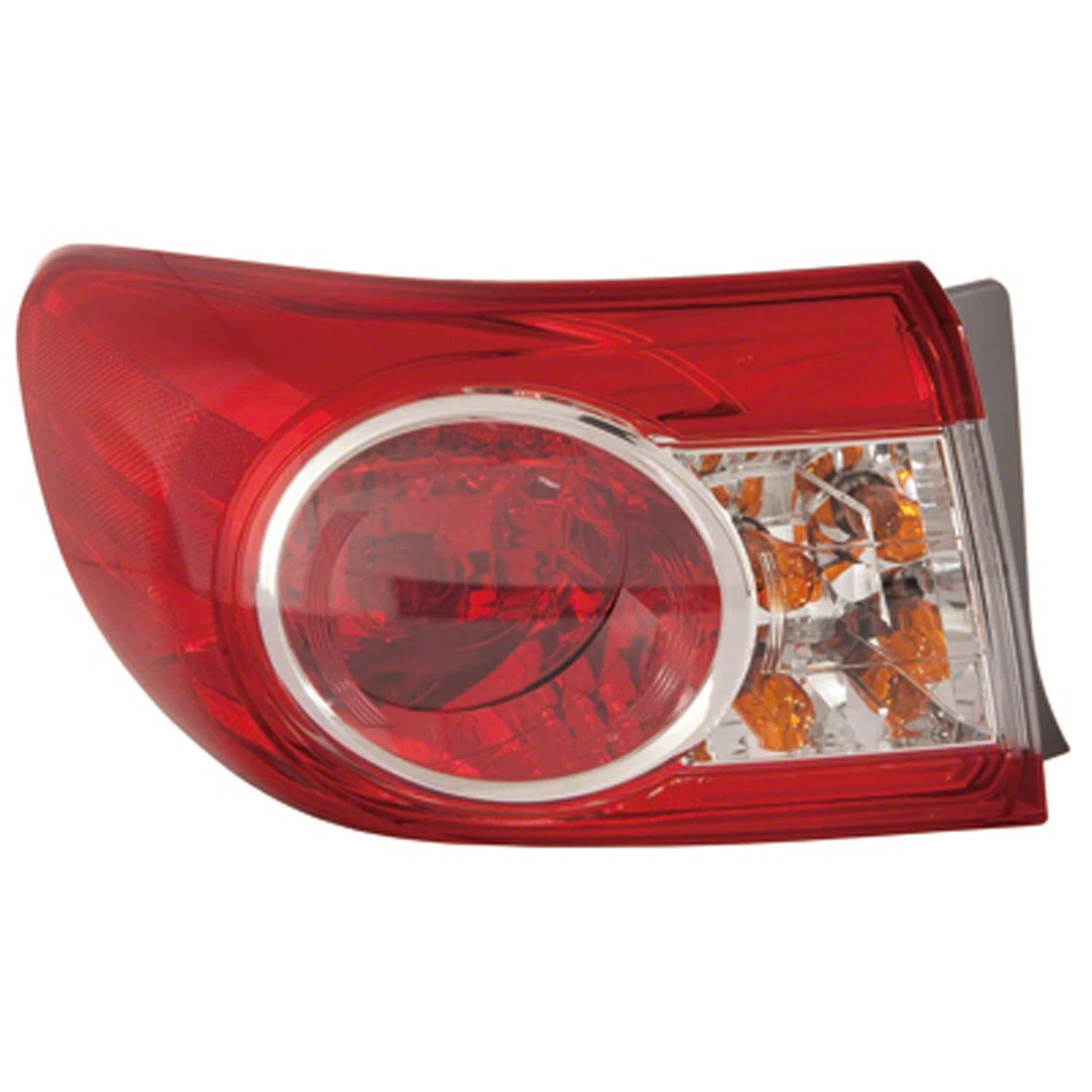 Replacement Driver Side Outer Tail Light Assembly for 2011-2013 Toyota Corolla