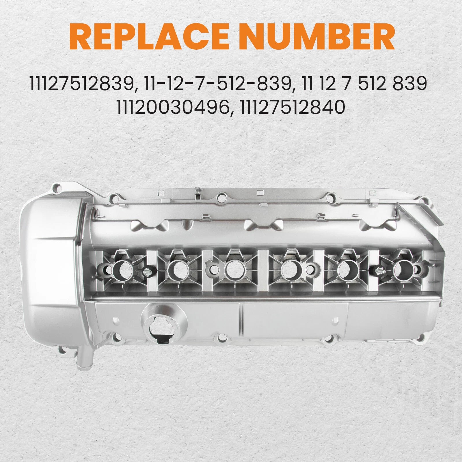Aluminum Engine Valve Cover w/ Gasket & Bolts for BMW 325Ci 325i 330i 525i X3 X5 (2001–2006)