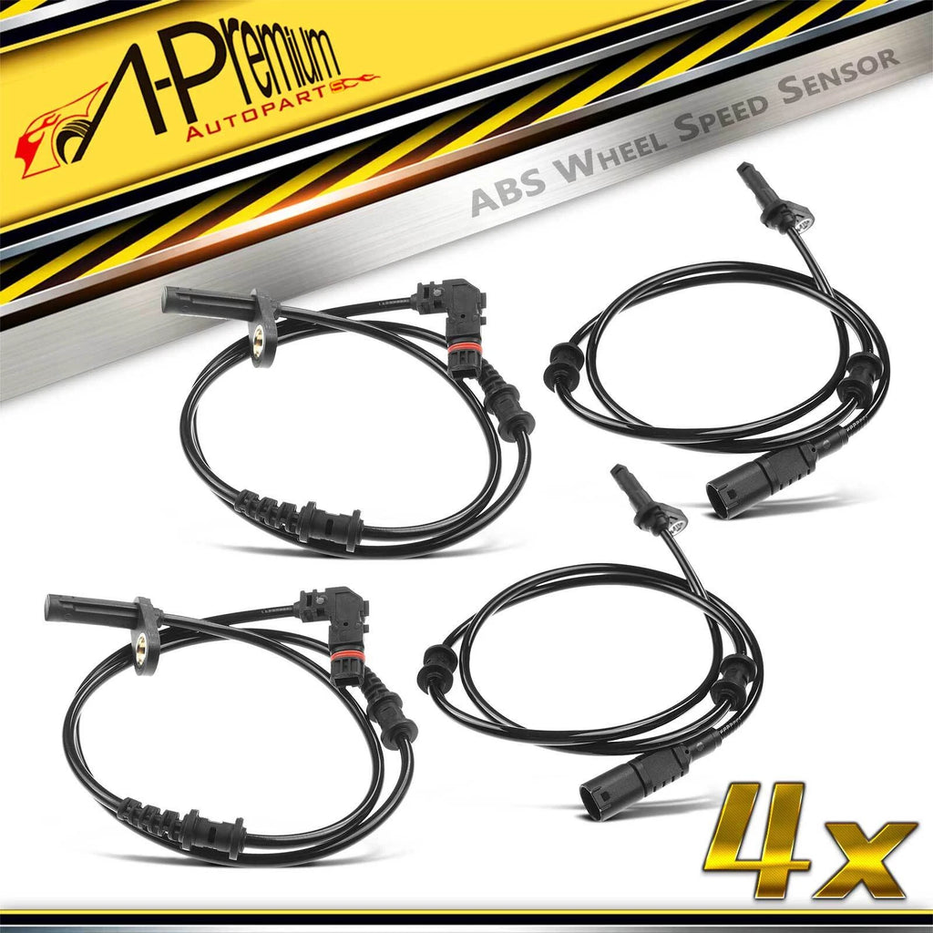 Set of 4 ABS Wheel Speed Sensors for Mercedes-Benz SL500 SL600 (2003–2006)