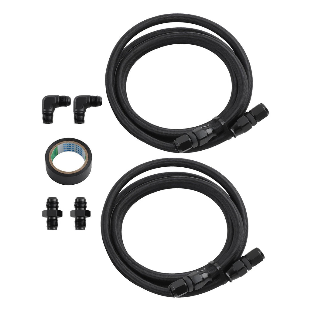 Set of 6AN Hose Lines for GM 4L60E 4L65E TH350 TH400