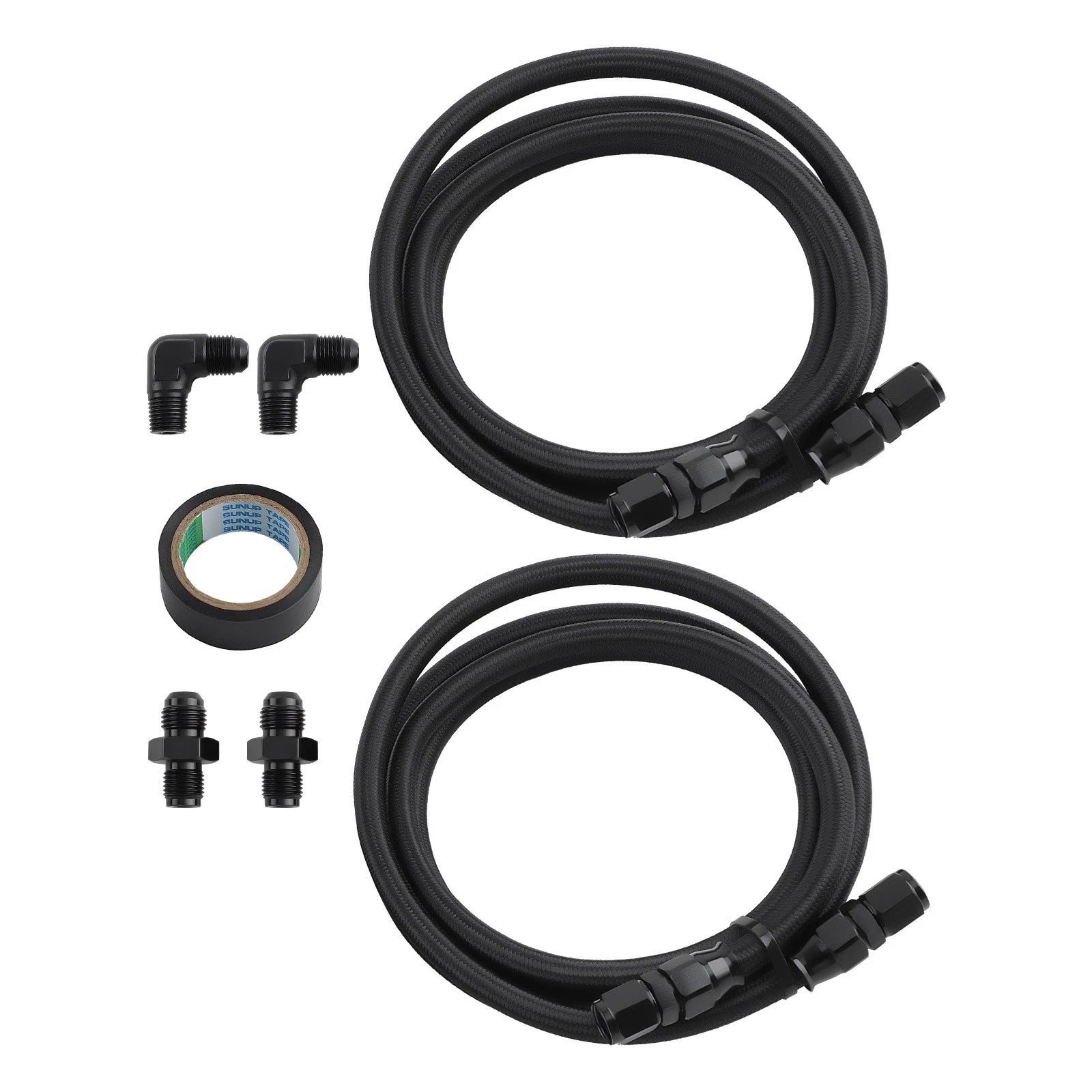 Set of 6AN Hose Lines for GM 4L60E 4L65E TH350 TH400