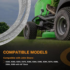 Lawn Mower Deck Drive Belt for John Deere X330 X350 X354 X370 X380 (2010–2023) M169500
