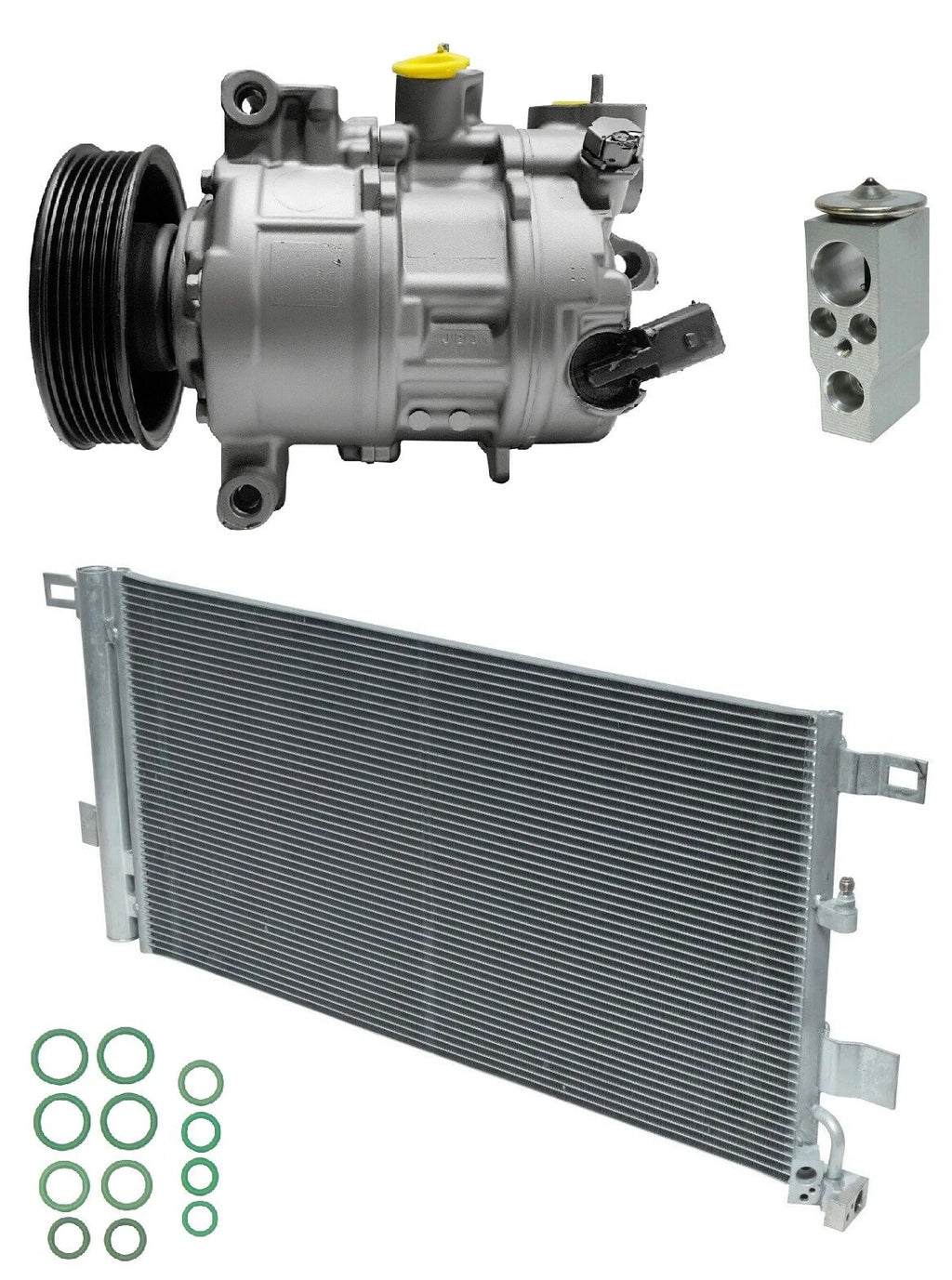AC Compressor Kit with Condenser for Audi A4 allroad 2.0L (2019–2019)