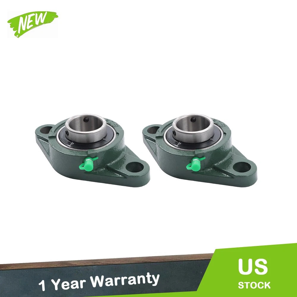 2X Pillow Block Bearing UCFL206-20 for UCFL206-20 (1-1/4" Bore)