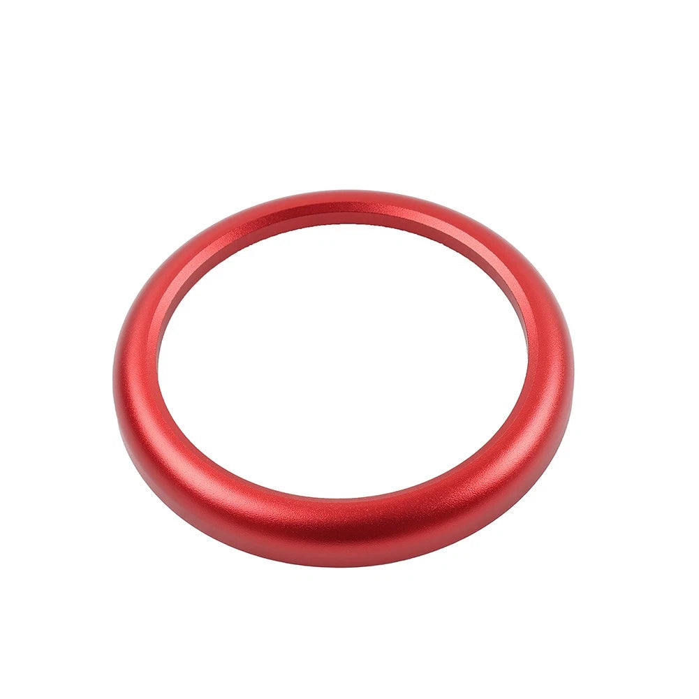 Stopwatch Compass Clock Cover Ring for Porsche 911 718 Boxster Cayenne Macan (2016–2023) Red