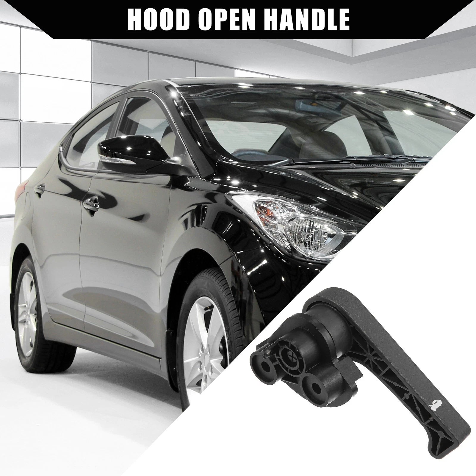 Set of 1 Front Bonnet Hood Open Handle for Kia Forte (2010–2020) 81180-2H000