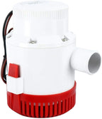 12V 3700GPH Electric Bilge Pump for Marine Boats (Non-Automatic)