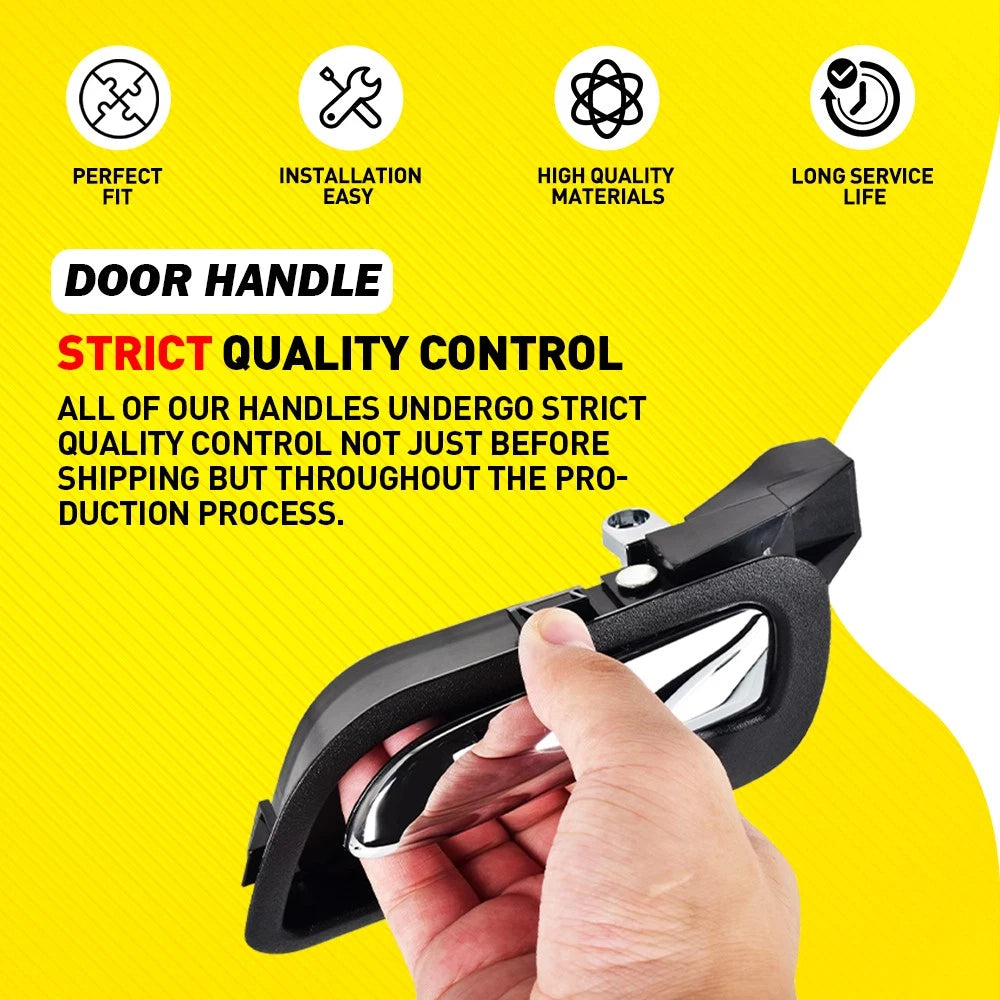 Set of 4 Interior Door Handles for Honda Accord (2003–2007)