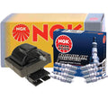 NGK HEI Ignition Coil & 8 Iridium IX Spark Plugs for Ford Mustang